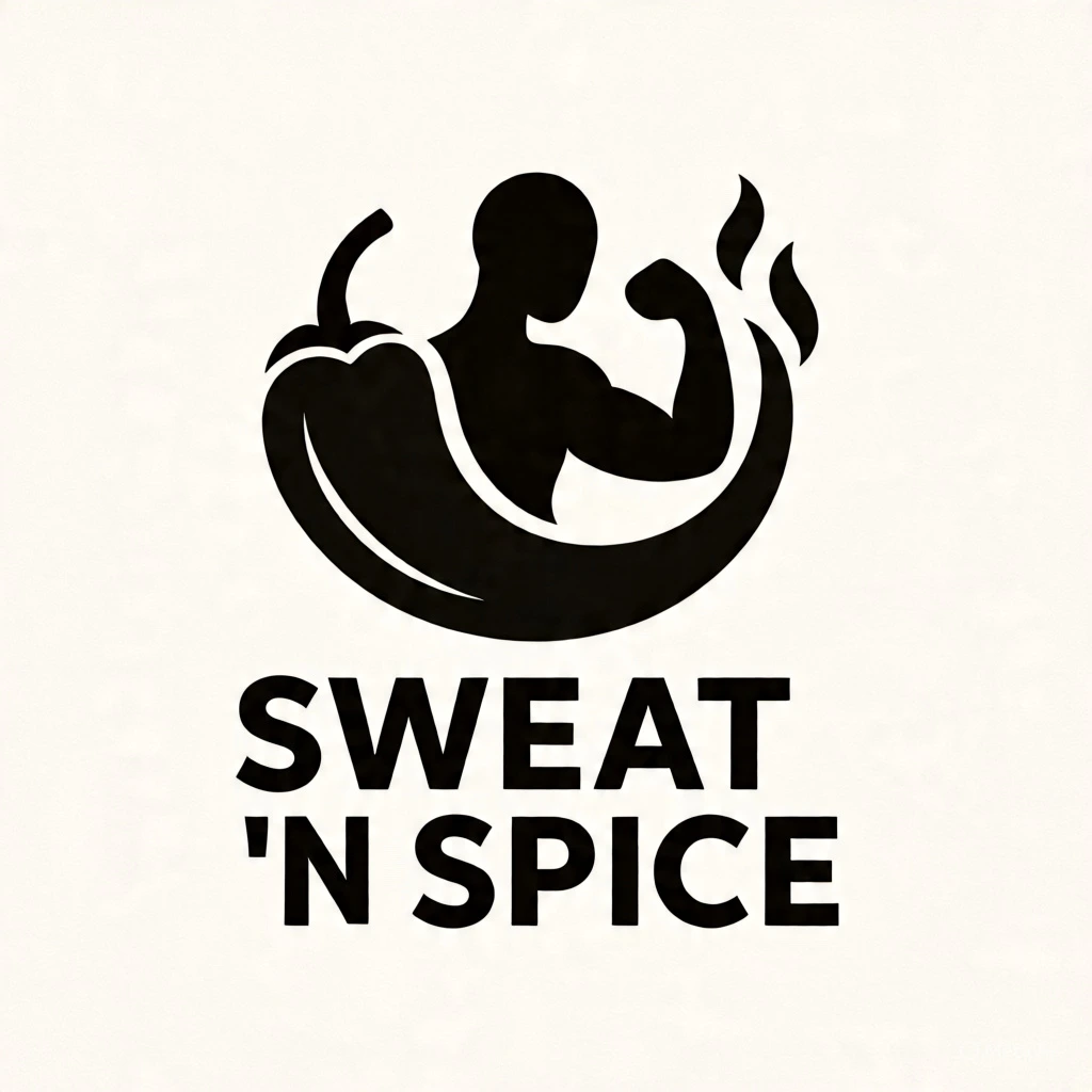 Sweat and Spice Logo - website for sedentary life style