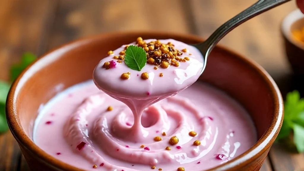 beetroot raita with tadka and roasted cumin – indian style healthy salad for weight loss