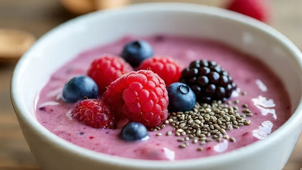 berry yogurt smoothie low fat healthy indian smoothie recipe