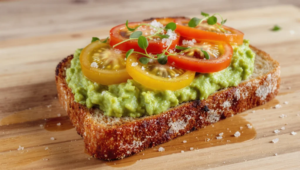 avocado and toast for breakfast