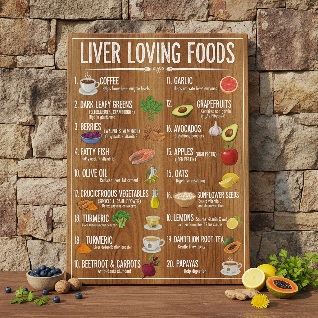 Top 20 Liver Healthy Foods